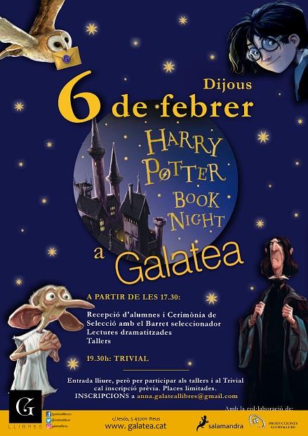 Torna la Harry Potter Book Night a Galatea! | Galatea Llibres | Llibreria online de Reus, Tarragona | Comprar llibres en català i castellà online
