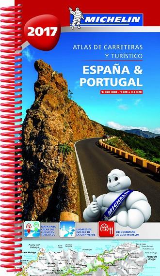 ESPAÑA Y PORTUGAL ATLAS DE CARRETERAS Y TURÍSTICO 2017 | 9782067217690 | Galatea Llibres | Librería online de Reus, Tarragona | Comprar libros en catalán y castellano online