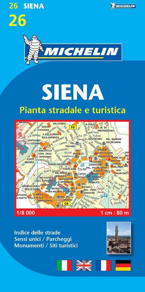 SIENA MAPA 1:8 000 | 9782067137950 | Galatea Llibres | Librería online de Reus, Tarragona | Comprar libros en catalán y castellano online