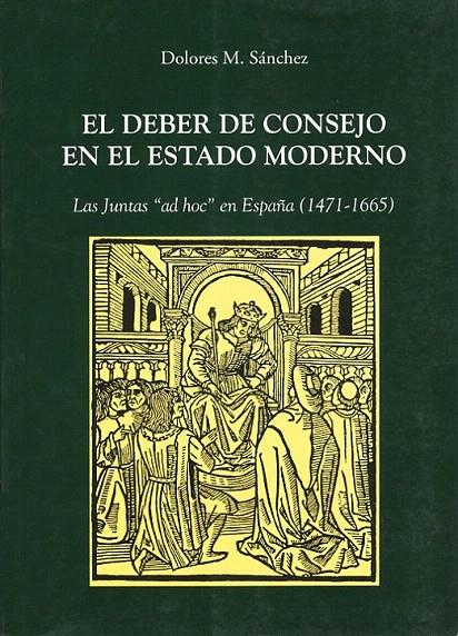 EL DEBER DE CONSEJO EN EL ESTADO MODERNO | 9788486547202 | SÁNCHEZ GONZÁLEZ, MARÍA DOLORES | Galatea Llibres | Librería online de Reus, Tarragona | Comprar libros en catalán y castellano online