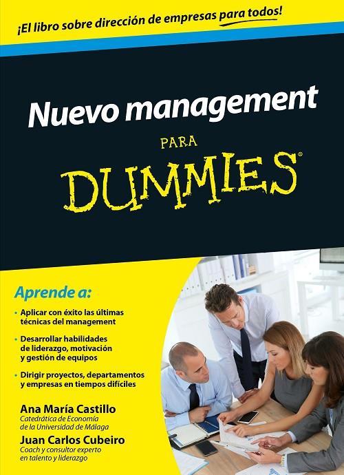 NUEVO MANAGEMENT PARA DUMMIES | 9788432902482 | CASTILLO, ANA Mª | Galatea Llibres | Librería online de Reus, Tarragona | Comprar libros en catalán y castellano online