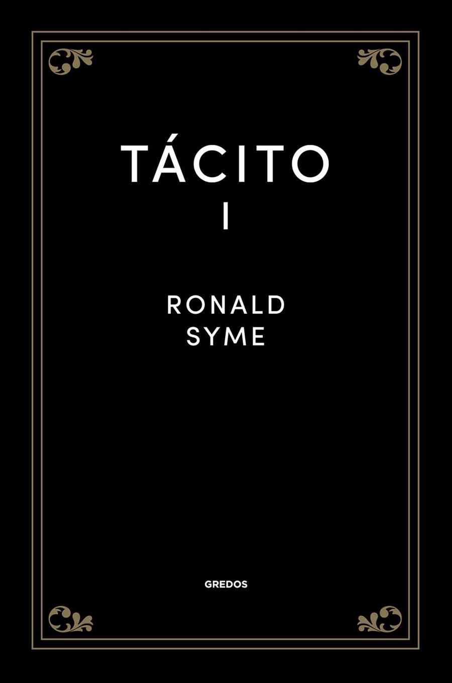 TÁCITO I | 9788424999612 | SYME, SIR RONALD | Galatea Llibres | Llibreria online de Reus, Tarragona | Comprar llibres en català i castellà online