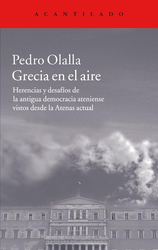 GRECIA EN EL AIRE | 9788416011537 | OLALLA, PEDRO | Galatea Llibres | Librería online de Reus, Tarragona | Comprar libros en catalán y castellano online