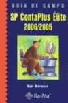 GUIA DE CAMPO DE SP CONTAPLUS ELITE 2006/2005 | 9788478977246 | MORUECO GOMEZ, RAUL | Galatea Llibres | Llibreria online de Reus, Tarragona | Comprar llibres en català i castellà online