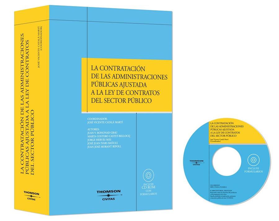 CONTRATACIÓN DE LAS ADMINISTRACIONES PÚBLICAS AJUSTADA A LA LEY DE CONTRATOS | 9788447030286 | CATALÁ MARTÍ, VICENTE | Galatea Llibres | Librería online de Reus, Tarragona | Comprar libros en catalán y castellano online