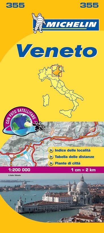 VENETO MAPA 355 MICHELIN 1:200 000 | 9782067126633 | MICHELIN | Galatea Llibres | Librería online de Reus, Tarragona | Comprar libros en catalán y castellano online