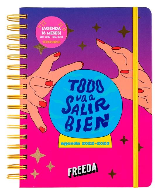 AGENDA SEMANA VISTA 2022-2023 16 MESES FREEDA | 9788418195495 | Galatea Llibres | Librería online de Reus, Tarragona | Comprar libros en catalán y castellano online