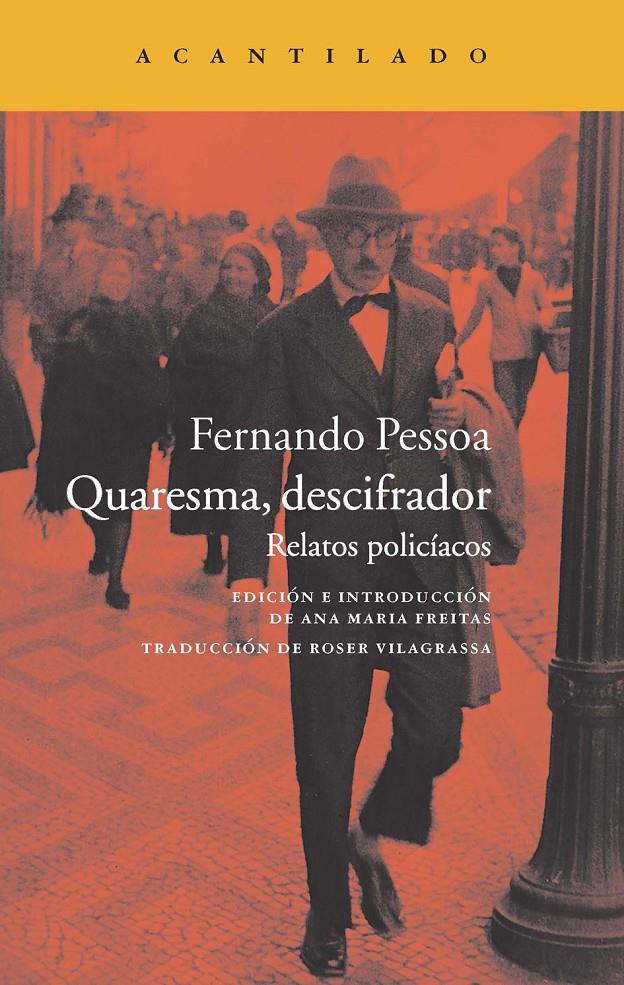 QUARESMA, DESCIFRADOR | 9788416011193 | PESSOA, FERNANDO | Galatea Llibres | Librería online de Reus, Tarragona | Comprar libros en catalán y castellano online