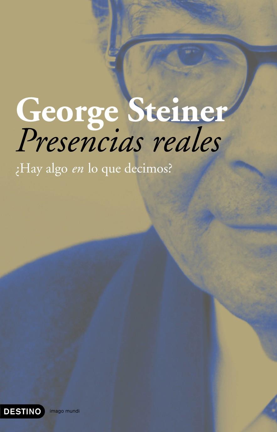PRESENCIAS REALES | 9788423339501 | STEINER, GEORGE | Galatea Llibres | Llibreria online de Reus, Tarragona | Comprar llibres en català i castellà online