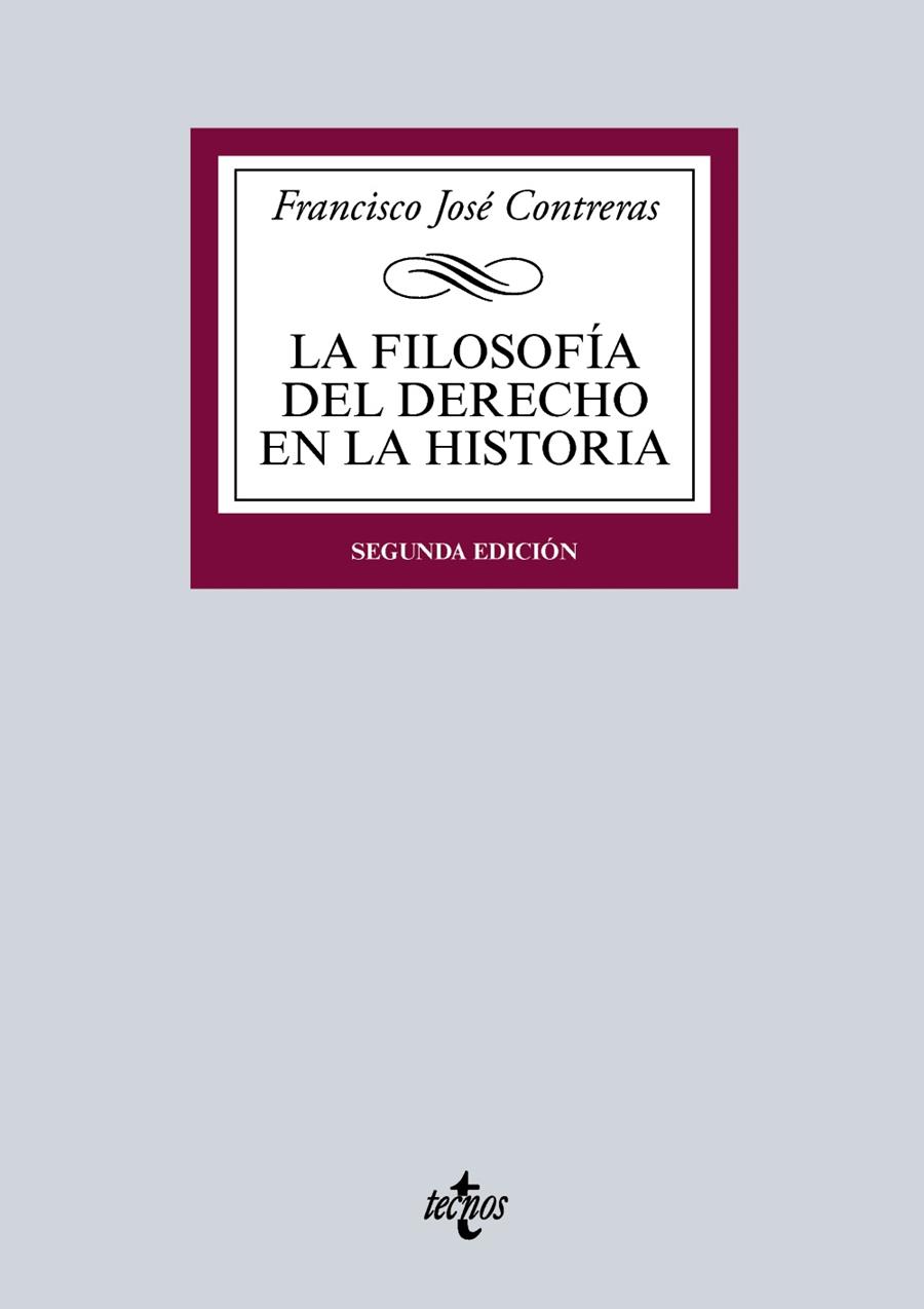 LA FILOSOFÍA DEL DERECHO EN LA HISTORIA | 9788430969029 | CONTRERAS, FRANCISCO JOSÉ | Galatea Llibres | Librería online de Reus, Tarragona | Comprar libros en catalán y castellano online