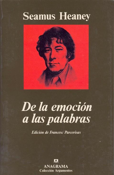 DE LA EMOCION A LAS PALABRAS | 9788433905291 | HEANEY,SEAMUS | Galatea Llibres | Librería online de Reus, Tarragona | Comprar libros en catalán y castellano online