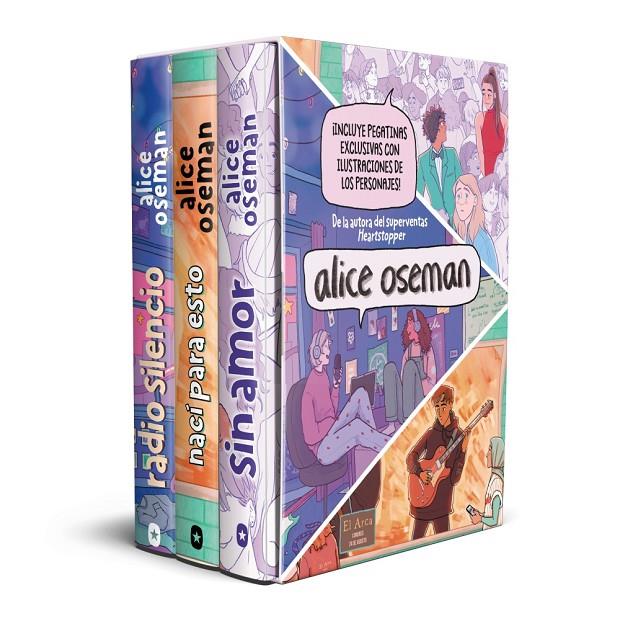 ESTUCHE ALICE OSEMAN: SIN AMOR, NACÍ PARA ESTO, RADIO SILENCIO | 9788419831521 | OSEMAN, ALICE | Galatea Llibres | Llibreria online de Reus, Tarragona | Comprar llibres en català i castellà online