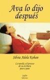AVA LO DIJO DESPUES | 9788493213541 | KOHAN, SILVIA ADELA | Galatea Llibres | Llibreria online de Reus, Tarragona | Comprar llibres en català i castellà online