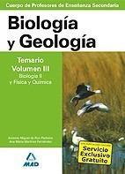 BIOLOGIA Y GEOLOGIA TEMARIO VOL.3 PROF. SECUNDARIA | 9788466579247 | MARTINEZ FERNANDEZ ANA MARIA/DE RON PEDREIRA ANTON | Galatea Llibres | Llibreria online de Reus, Tarragona | Comprar llibres en català i castellà online