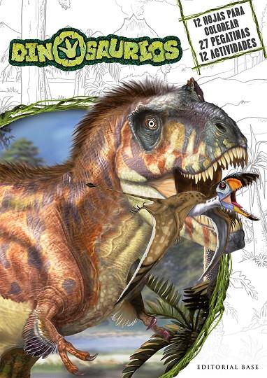 DINOSAURIOS - ACTIVIDADES PARA COLOREAR CON PEGATINAS | 9788417760595 | Galatea Llibres | Librería online de Reus, Tarragona | Comprar libros en catalán y castellano online