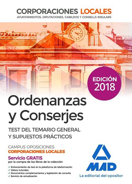 ORDENANZAS Y CONSERJES DE CORPORACIONES LOCALES. TEST DEL TEMARIO GENERAL Y SUPU | 9788414217139 | EDITORES, 7/SILVA GARCÍA, LUIS/VEGA ÁLVAREZ, JOSÉ ANTONIO/SOUTO FERNÁNDEZ, RAFAEL SANTIAGO/TORRES FO | Galatea Llibres | Librería online de Reus, Tarragona | Comprar libros en catalán y castellano online