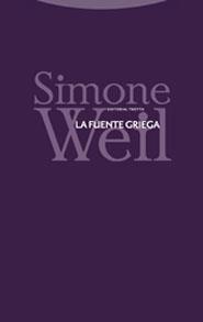 FUENTE GRIEGA | 9788481647471 | WEIL, SIMONE | Galatea Llibres | Librería online de Reus, Tarragona | Comprar libros en catalán y castellano online