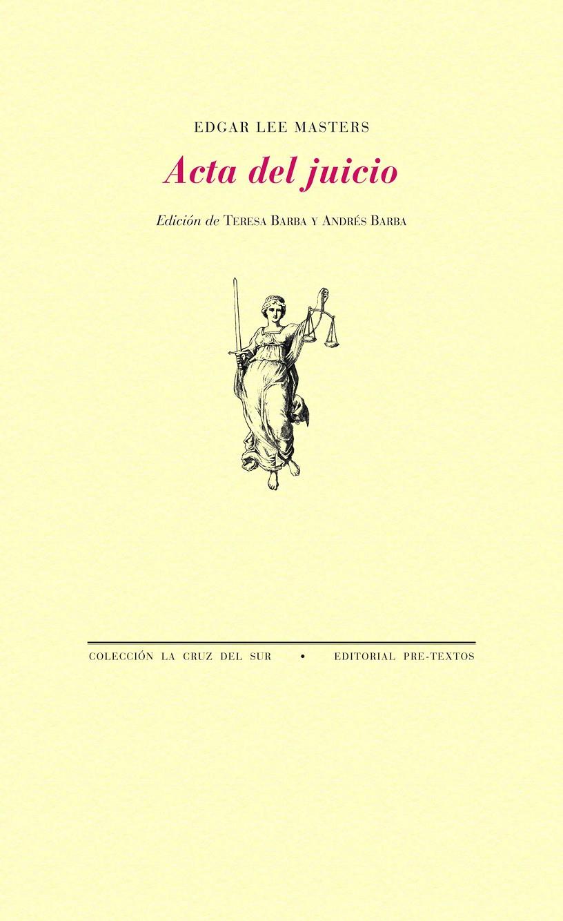 ACTA DEL JUICIO | 9788492913756 | MASTERS, EDGAR LEE | Galatea Llibres | Librería online de Reus, Tarragona | Comprar libros en catalán y castellano online