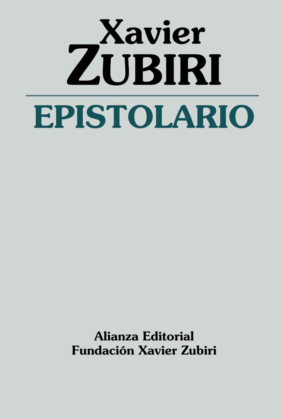 EPISTOLARIO | 9788411488068 | ZUBIRI, XAVIER | Galatea Llibres | Librería online de Reus, Tarragona | Comprar libros en catalán y castellano online