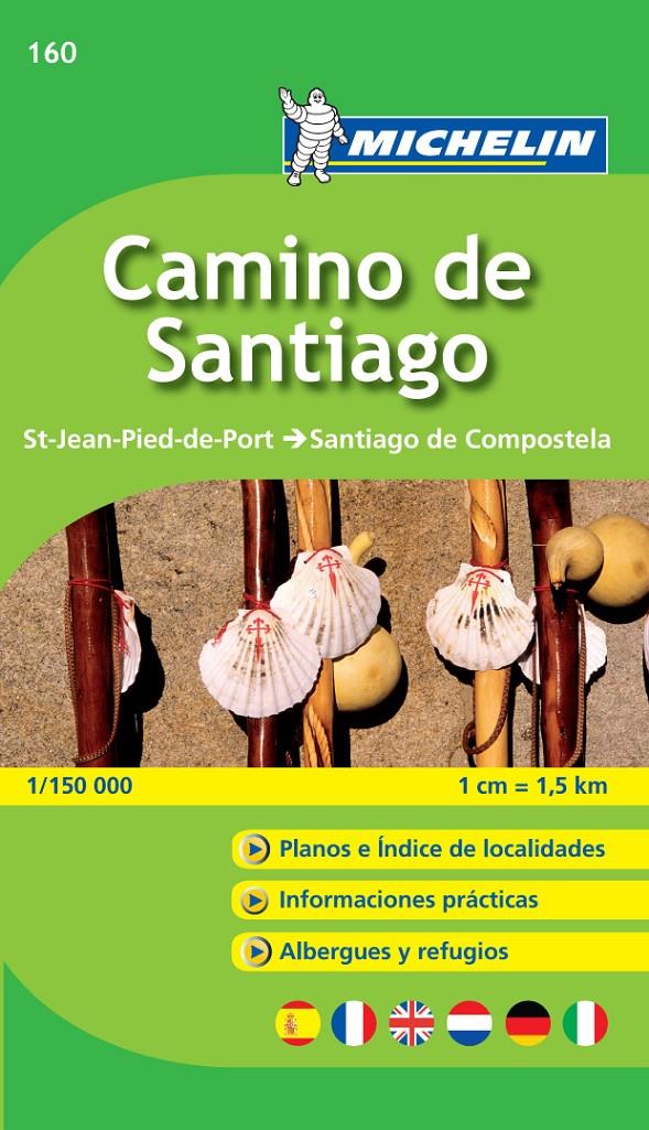 CAMINO DE SANTIAGO MAPA 160 MICHELIN | 9782067148055 | Galatea Llibres | Librería online de Reus, Tarragona | Comprar libros en catalán y castellano online