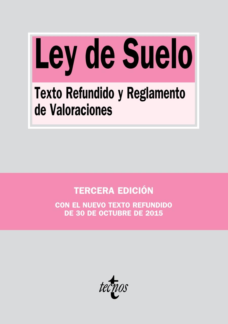 LEY DE SUELO | 9788430968619 | Galatea Llibres | Librería online de Reus, Tarragona | Comprar libros en catalán y castellano online