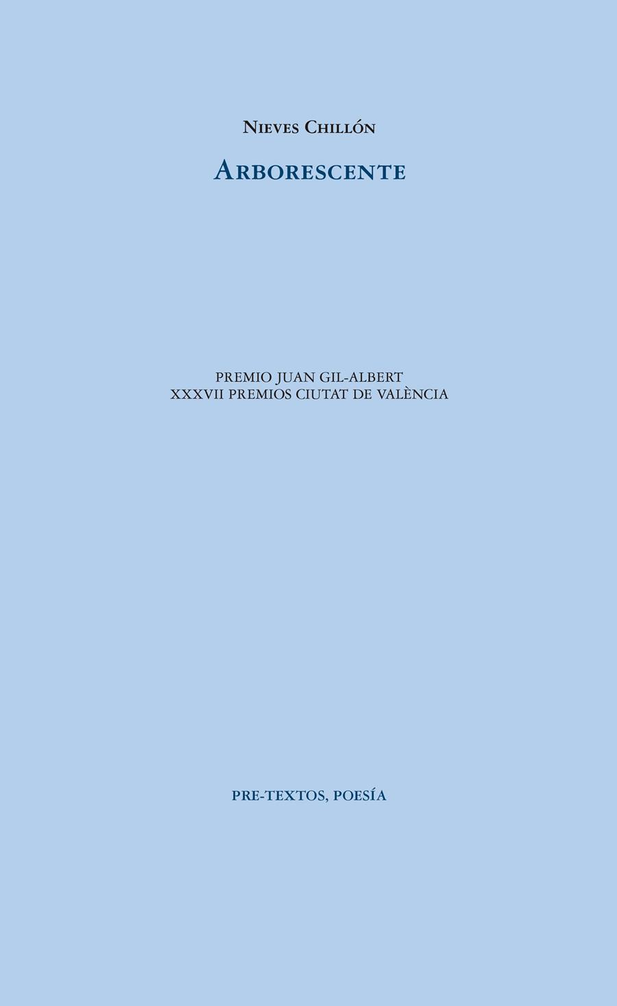 ARBORESCENTE | 9788418178184 | CHILLÓN, NIEVES | Galatea Llibres | Librería online de Reus, Tarragona | Comprar libros en catalán y castellano online
