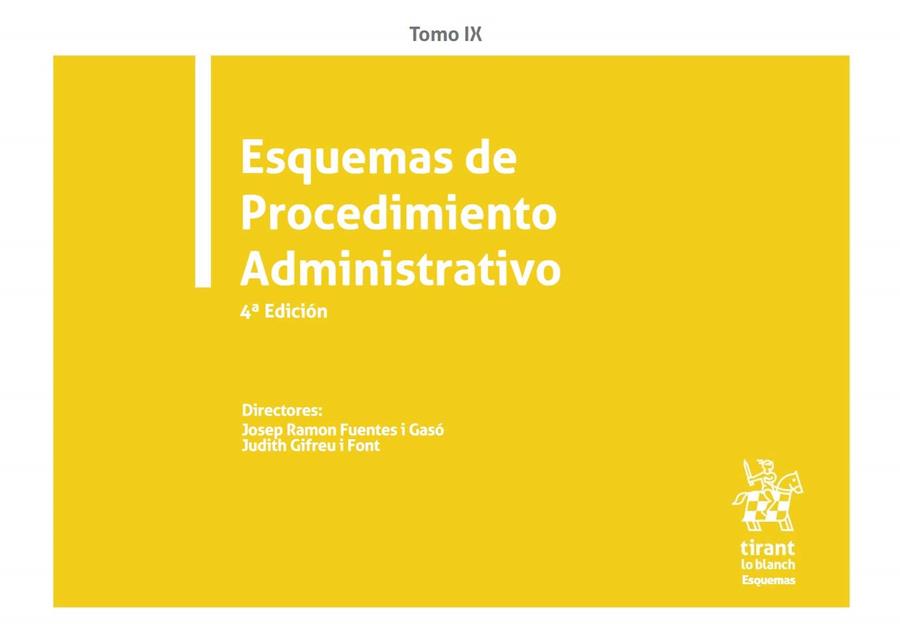 ESQUEMAS DE PROCEDIMIENTO ADMINISTRATIVO TOMO IX | 9788413557038 | FUENTES I GASO, JOSEP RAMON | Galatea Llibres | Llibreria online de Reus, Tarragona | Comprar llibres en català i castellà online