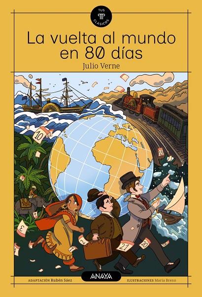 LA VUELTA AL MUNDO EN 80 DÍAS | 9788414363737 | VERNE, JULES | Galatea Llibres | Librería online de Reus, Tarragona | Comprar libros en catalán y castellano online