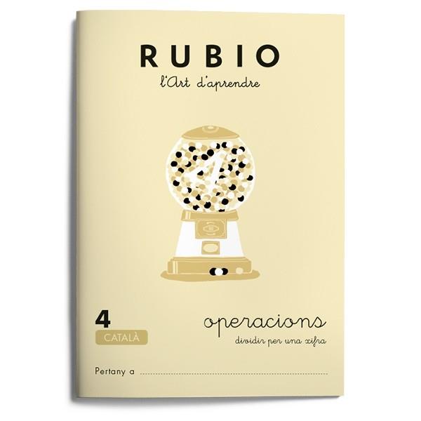 RUBIO, L'ART D'APRENDRE. OPERACIONS 4 | 9788489773066 | RUBIO POLO, ENRIQUE | Galatea Llibres | Librería online de Reus, Tarragona | Comprar libros en catalán y castellano online