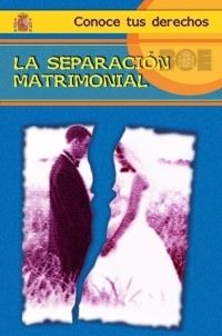 SEPARACIÓN MATRIMONIAL, LA | 9788434014244 | VILLAS DE ANTONIO, MARÍA DEL ROSARIO | Galatea Llibres | Librería online de Reus, Tarragona | Comprar libros en catalán y castellano online