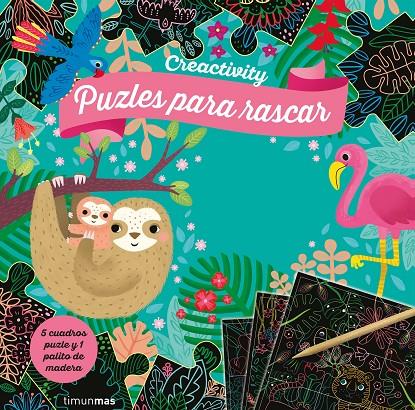CREACTIVITY. JUNGLA. PUZZLES PARA RASCAR | 9788408225720 | Galatea Llibres | Librería online de Reus, Tarragona | Comprar libros en catalán y castellano online