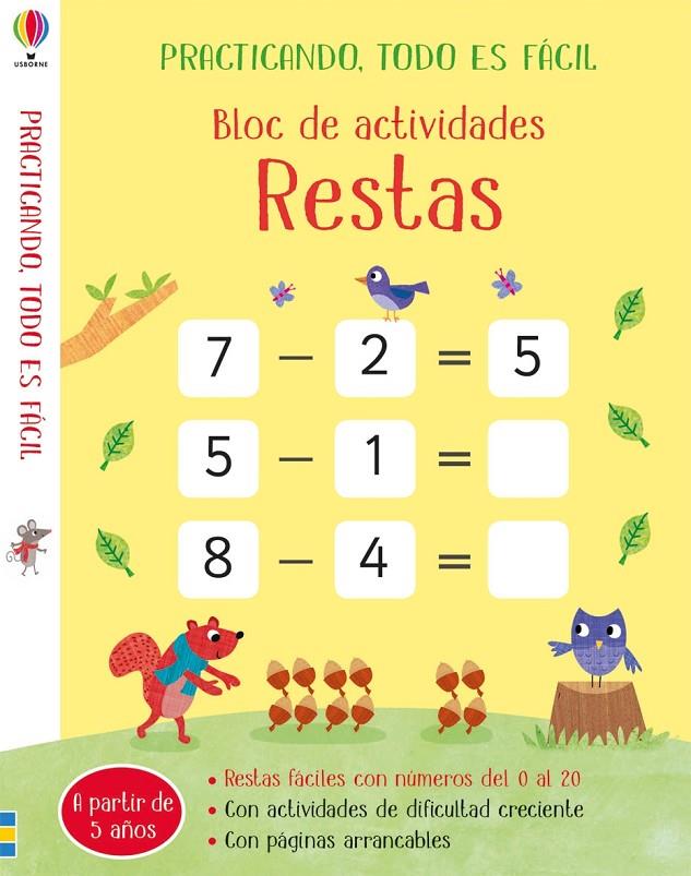 BLOC DE ACTIVIDADES. RESTAS | 9781474967143 | AA.VV. | Galatea Llibres | Llibreria online de Reus, Tarragona | Comprar llibres en català i castellà online