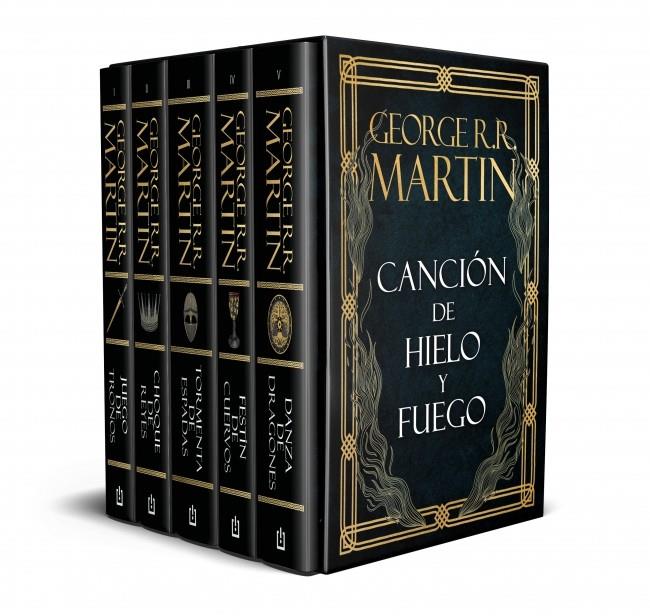 ESTUCHE CANCIÓN DE HIELO Y FUEGO 5 VOLS. | 9788466393225 | MARTIN, GEORGE R. R. | Galatea Llibres | Llibreria online de Reus, Tarragona | Comprar llibres en català i castellà online