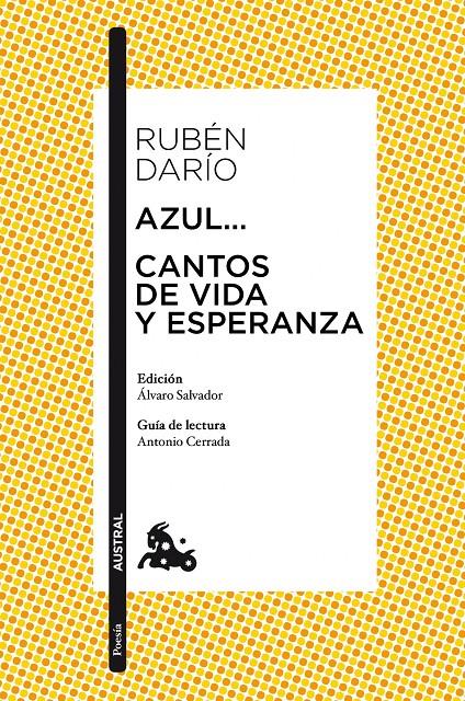 AZUL... / CANTOS DE VIDA Y ESPERANZA | 9788467039016 | DARIO, RUBEN | Galatea Llibres | Librería online de Reus, Tarragona | Comprar libros en catalán y castellano online