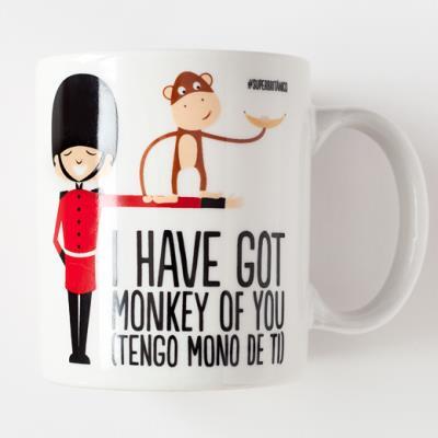 TAZA SUPERBRITANICO MONKEY  | 8432715071686 | Galatea Llibres | Llibreria online de Reus, Tarragona | Comprar llibres en català i castellà online