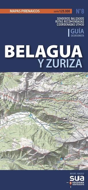 BELAGUA Y ZURIZA 1:25.000 -SUA | 9788482167343 | AA.VV | Galatea Llibres | Librería online de Reus, Tarragona | Comprar libros en catalán y castellano online