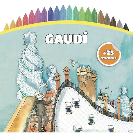PINTAR GAUDÍ STICKERS | 9788419028815 | BAYÉS DE LUNA, PILARÍN | Galatea Llibres | Llibreria online de Reus, Tarragona | Comprar llibres en català i castellà online