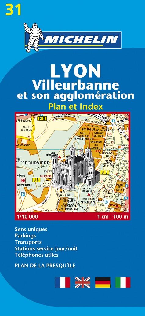 LYON MAPA 1:10 000 | 9782067127630 | VARIOS AUTORES | Galatea Llibres | Librería online de Reus, Tarragona | Comprar libros en catalán y castellano online