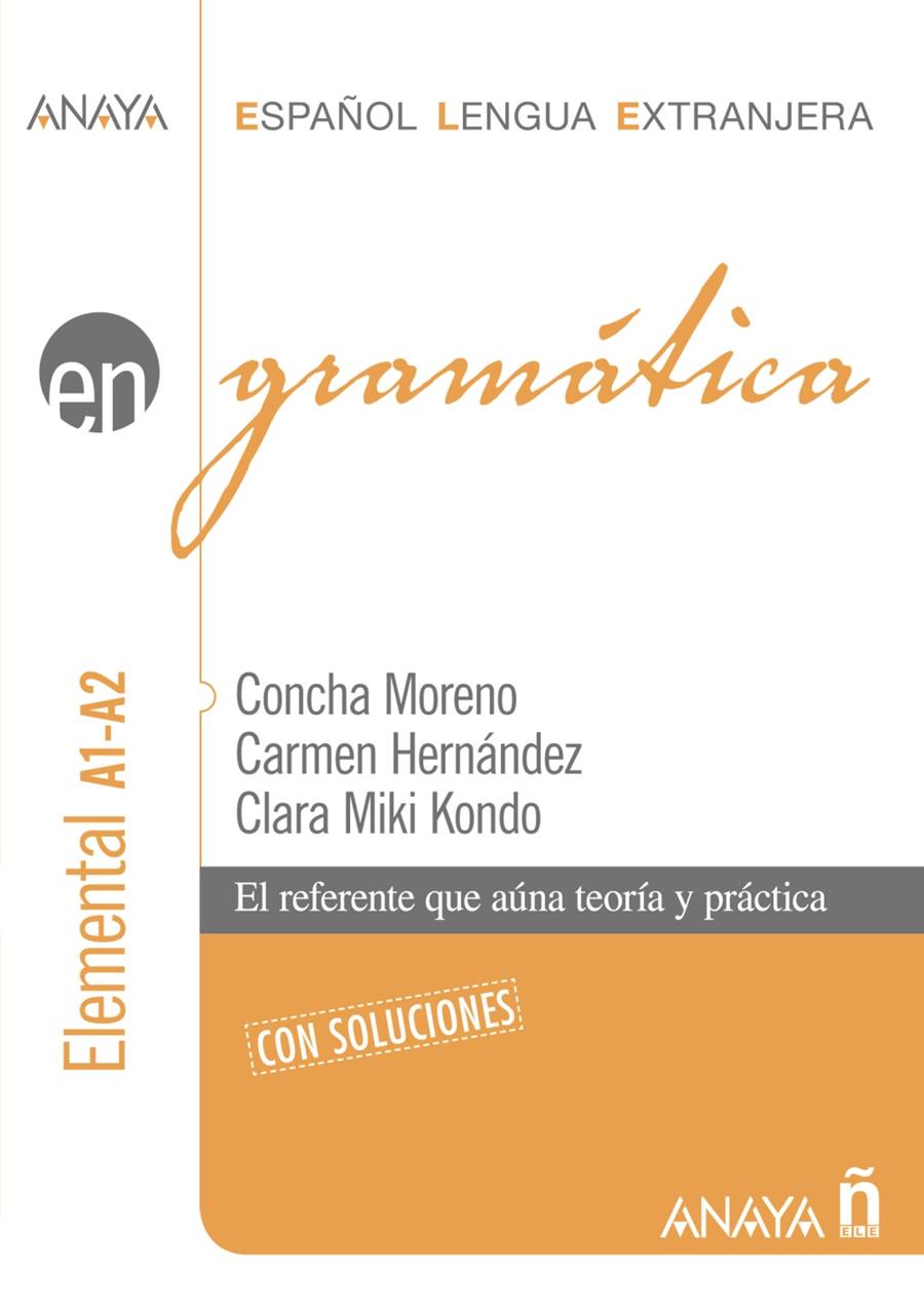 GRAMATICA ELEMENTAL A1-A2 | 9788466764315 | MORENO, CONCHA | Galatea Llibres | Librería online de Reus, Tarragona | Comprar libros en catalán y castellano online