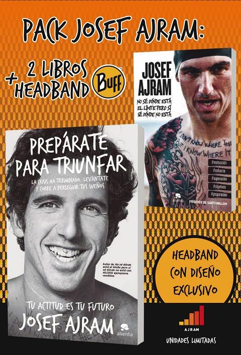 PACK JOSEF AJRAM 2 LIBROS + HEADBAND | 9788415678991 | AJRAM, JOSEF | Galatea Llibres | Librería online de Reus, Tarragona | Comprar libros en catalán y castellano online