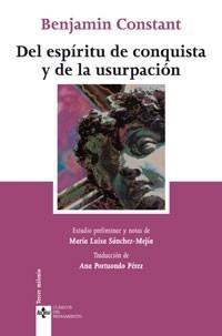 DEL ESPÍRITU DE CONQUISTA Y DE LA USURPACIÓN | 9788430948000 | CONSTANT, BENJAMIN | Galatea Llibres | Librería online de Reus, Tarragona | Comprar libros en catalán y castellano online