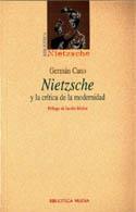 NIETZSCHE Y LA CRITICA A LA MODERNIDAD | 9788470308666 | CANO, GERMAN | Galatea Llibres | Librería online de Reus, Tarragona | Comprar libros en catalán y castellano online