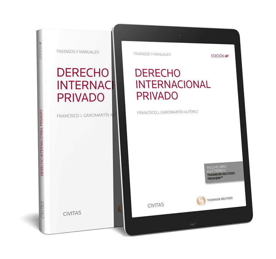 DERECHO INTERNACIONAL PRIVADO (PAPEL + E-BOOK) | 9788491528500 | GARCIMARTÍN ALFÉREZ, FRANCISCO J. | Galatea Llibres | Librería online de Reus, Tarragona | Comprar libros en catalán y castellano online