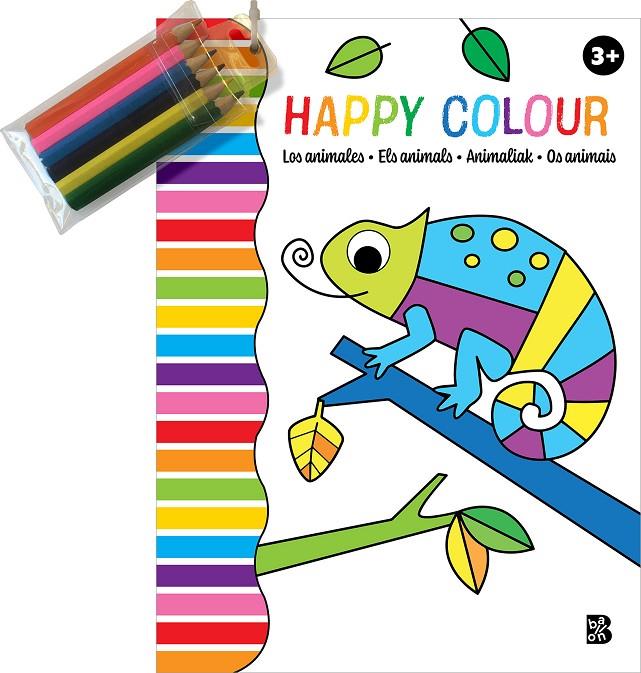 HAPPY COLOUR - LOS ANIMALES | 9789403228945 | BALLON | Galatea Llibres | Llibreria online de Reus, Tarragona | Comprar llibres en català i castellà online