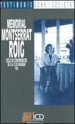 MEMORIAL MONTSERRAT ROIG. CICLE DE CONFERÈNCIES DEL 9 AL 23 DE NOVEMBRE 1992 | 9788439325093 | Galatea Llibres | Llibreria online de Reus, Tarragona | Comprar llibres en català i castellà online