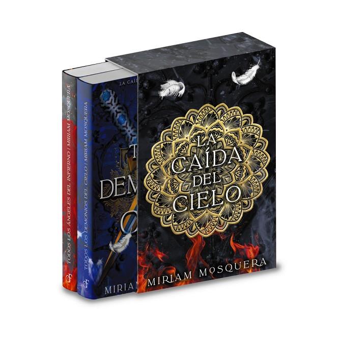 ESTUCHE LA CAÍDA DEL CIELO (TODOS LOS ÁNGELES DEL INFIERNO + TODOS LOS DEMONIOS | 9788419988768 | MOSQUERA, MIRIAM | Galatea Llibres | Llibreria online de Reus, Tarragona | Comprar llibres en català i castellà online