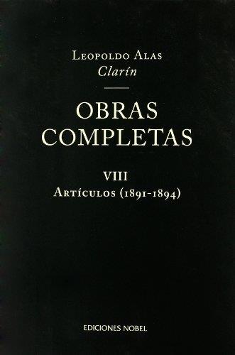 OBRAS COMPLETAS CLARIN VIII | 9788484590576 | Galatea Llibres | Librería online de Reus, Tarragona | Comprar libros en catalán y castellano online