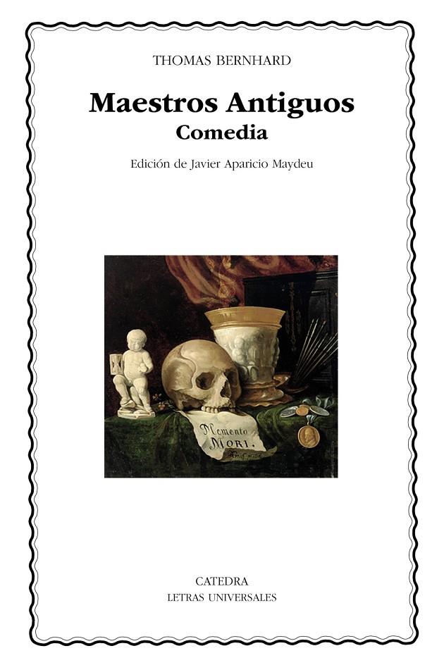 MAESTROS ANTIGUOS | 9788437649382 | BERNHARD, THOMAS | Galatea Llibres | Llibreria online de Reus, Tarragona | Comprar llibres en català i castellà online