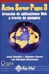 ACTIVE SERVER PAGES 3. CREACION DE APLICACIONES WEB | 9788478974139 | BOBADILLA, JESUS Y OTROS | Galatea Llibres | Llibreria online de Reus, Tarragona | Comprar llibres en català i castellà online