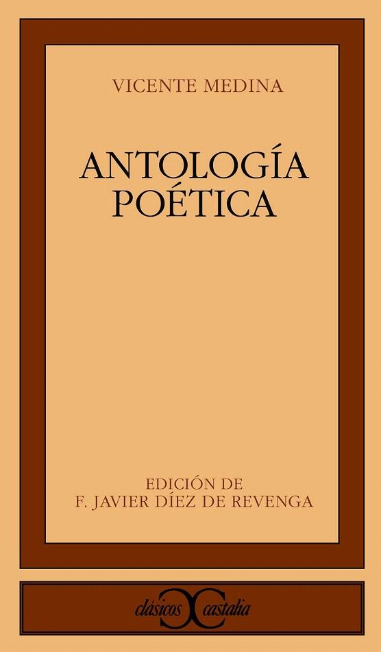ANTOLOGIA POETICA | 9788470398087 | MEDINA, VICENTE | Galatea Llibres | Llibreria online de Reus, Tarragona | Comprar llibres en català i castellà online